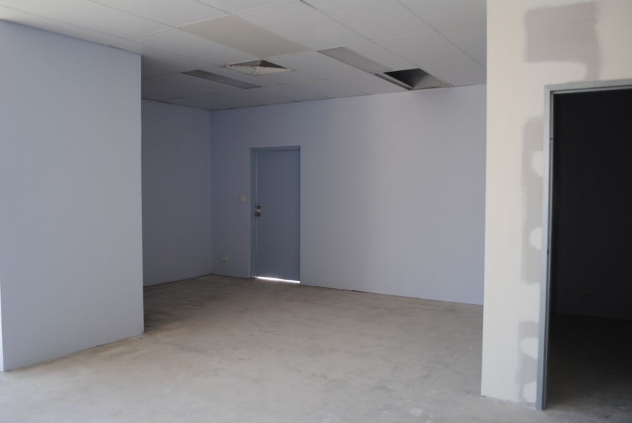 Back of office to storage / garage 