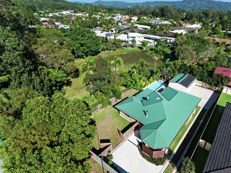 38 Rainbird Court Palmwoods aerial Photo