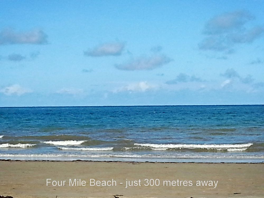 Four Mile Beach - just 300 metres away