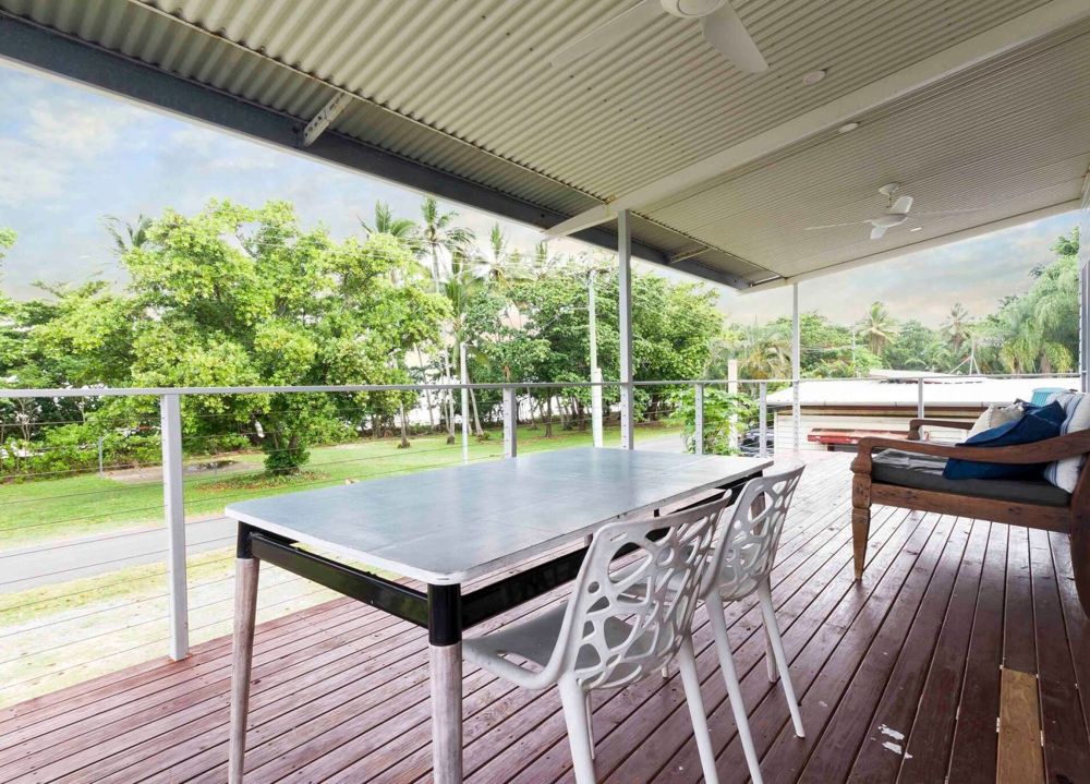 Relax, breathe, dream. On the balcony overlooking 