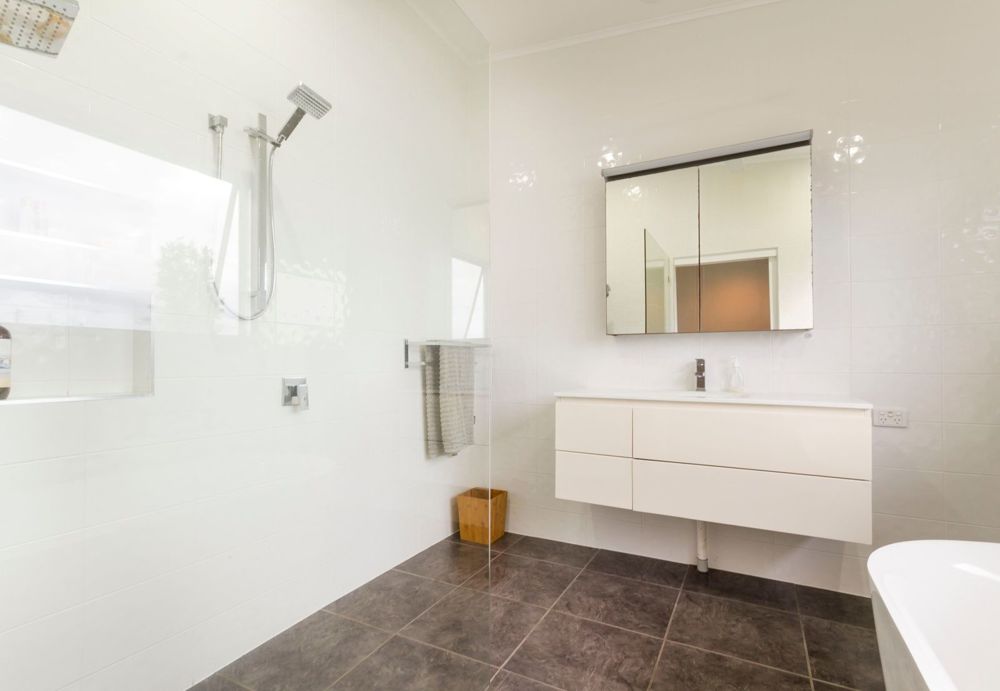 Refurbished modern bathroom
