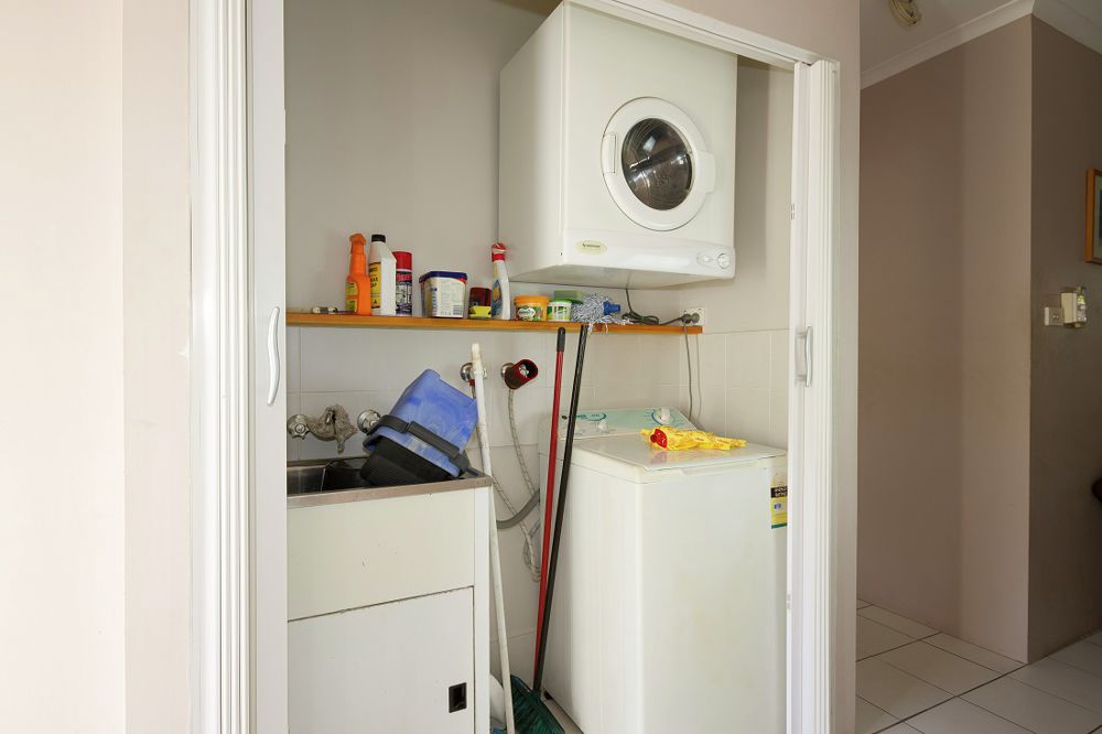 Laundry facilities for this apartment