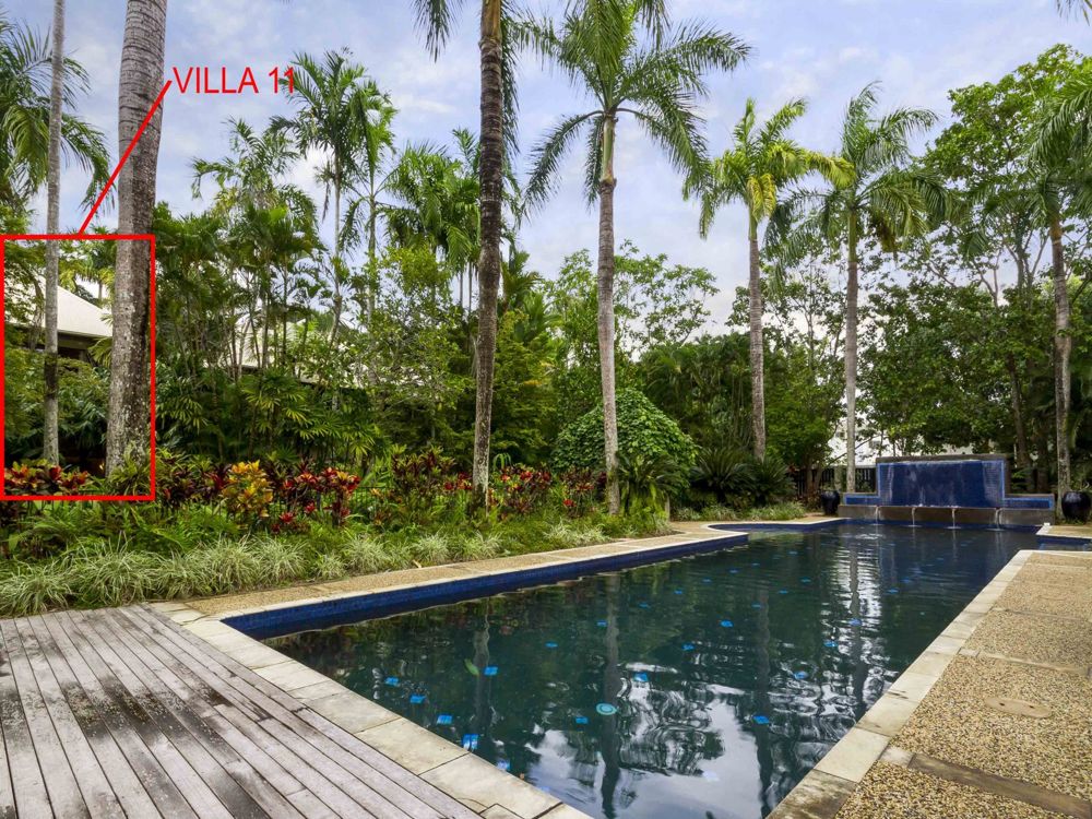 Location of the villa in the resort