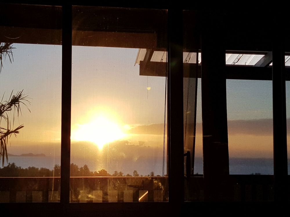 Sundown from the verandah