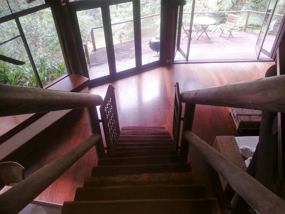 Magnificent staircase is a feature