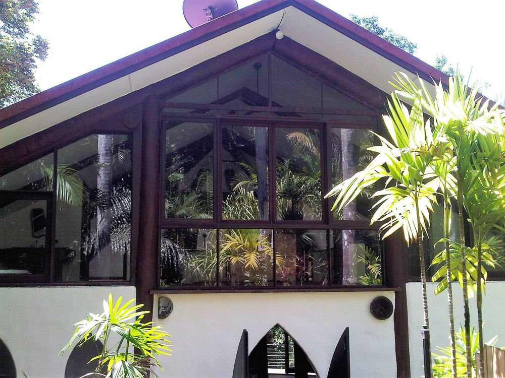 House seen from the swimming pool