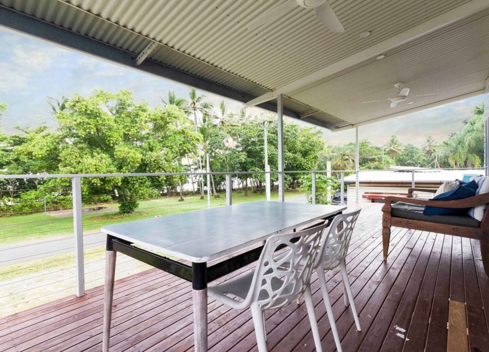 Relax, breathe, dream. On the balcony overlooking 