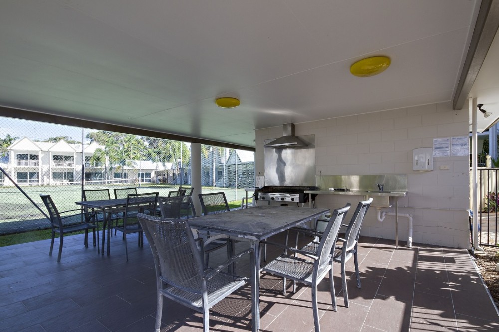 Barbeque and entertaining area