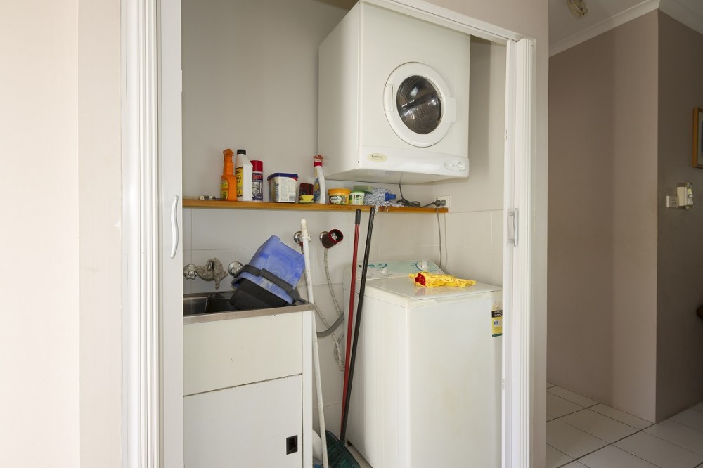 Laundry facilities for this apartment