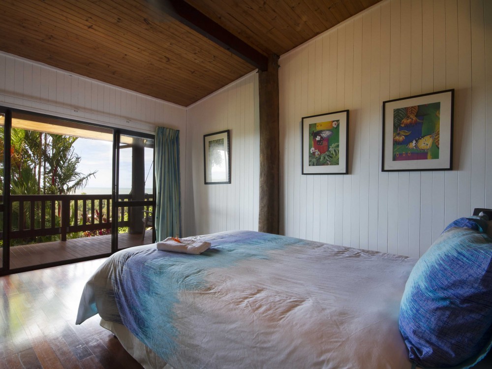 A second bedroom with terrace and views