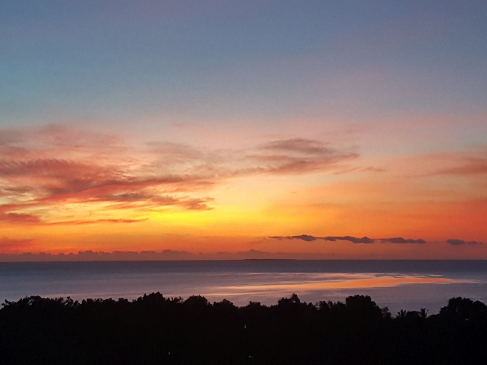 Enjoy a tropical sunrise