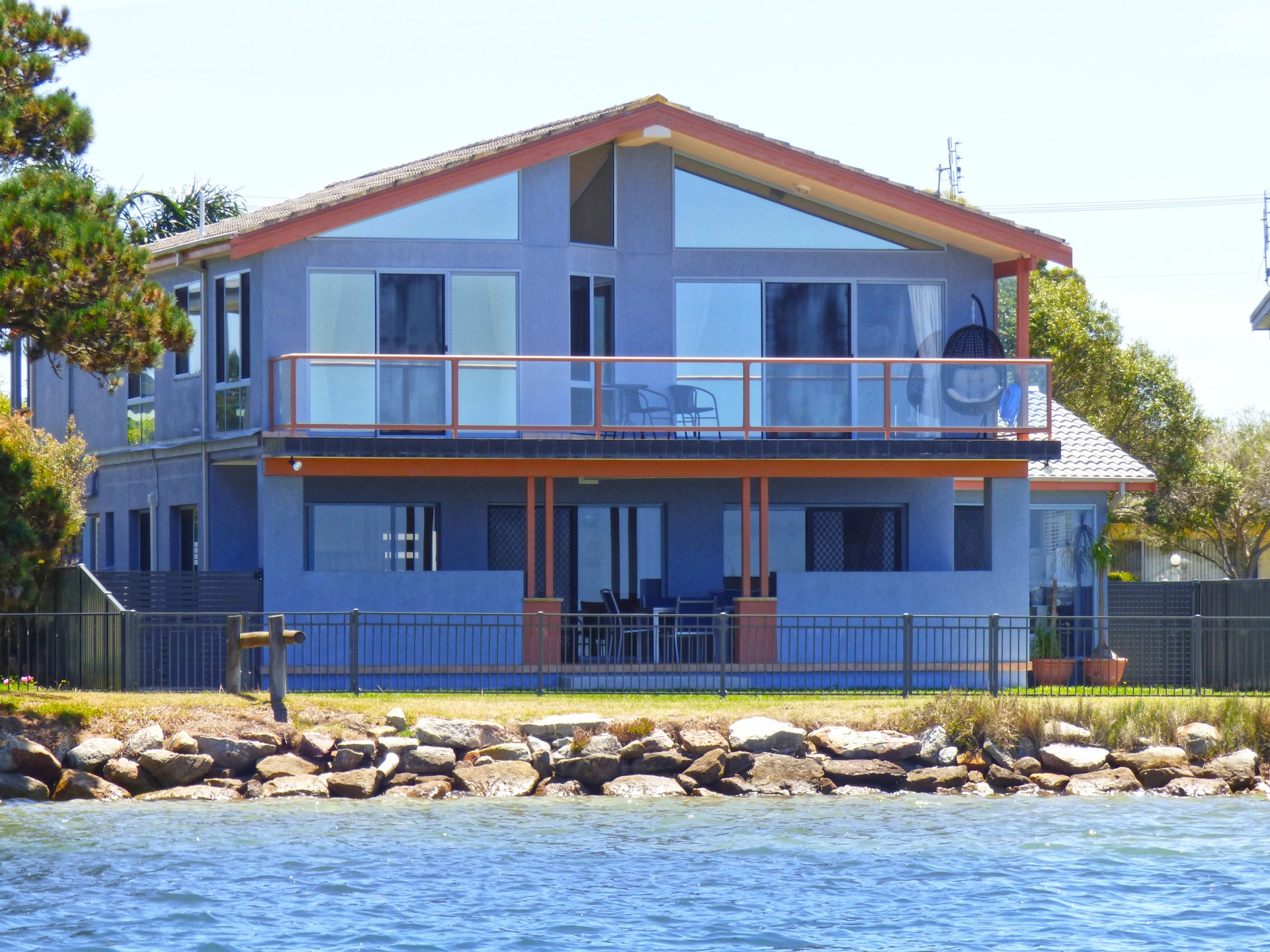 River view of residence