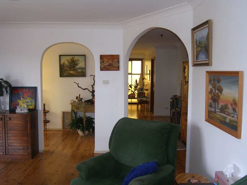 Lounge looking hall way