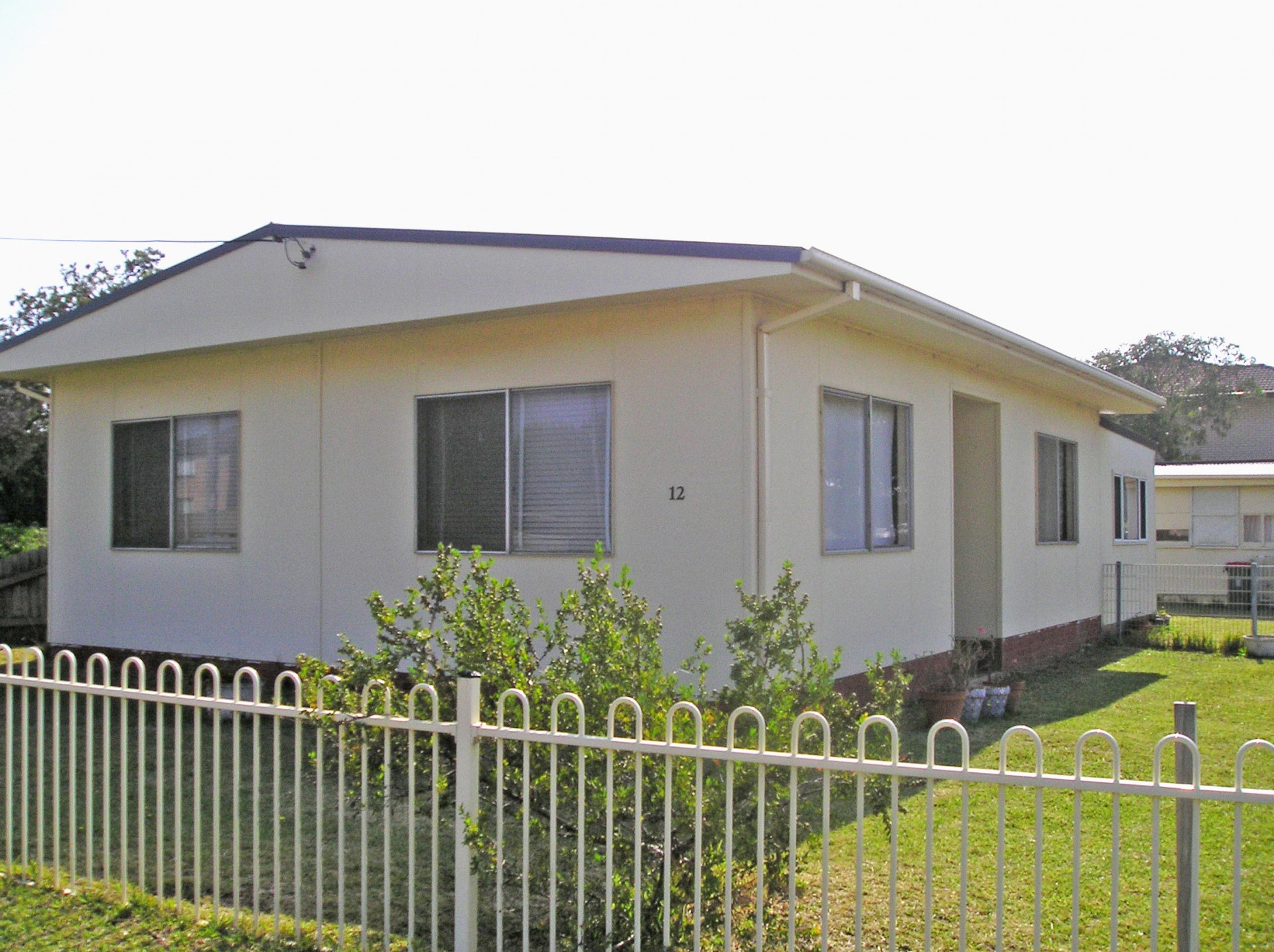 Front view of cottage