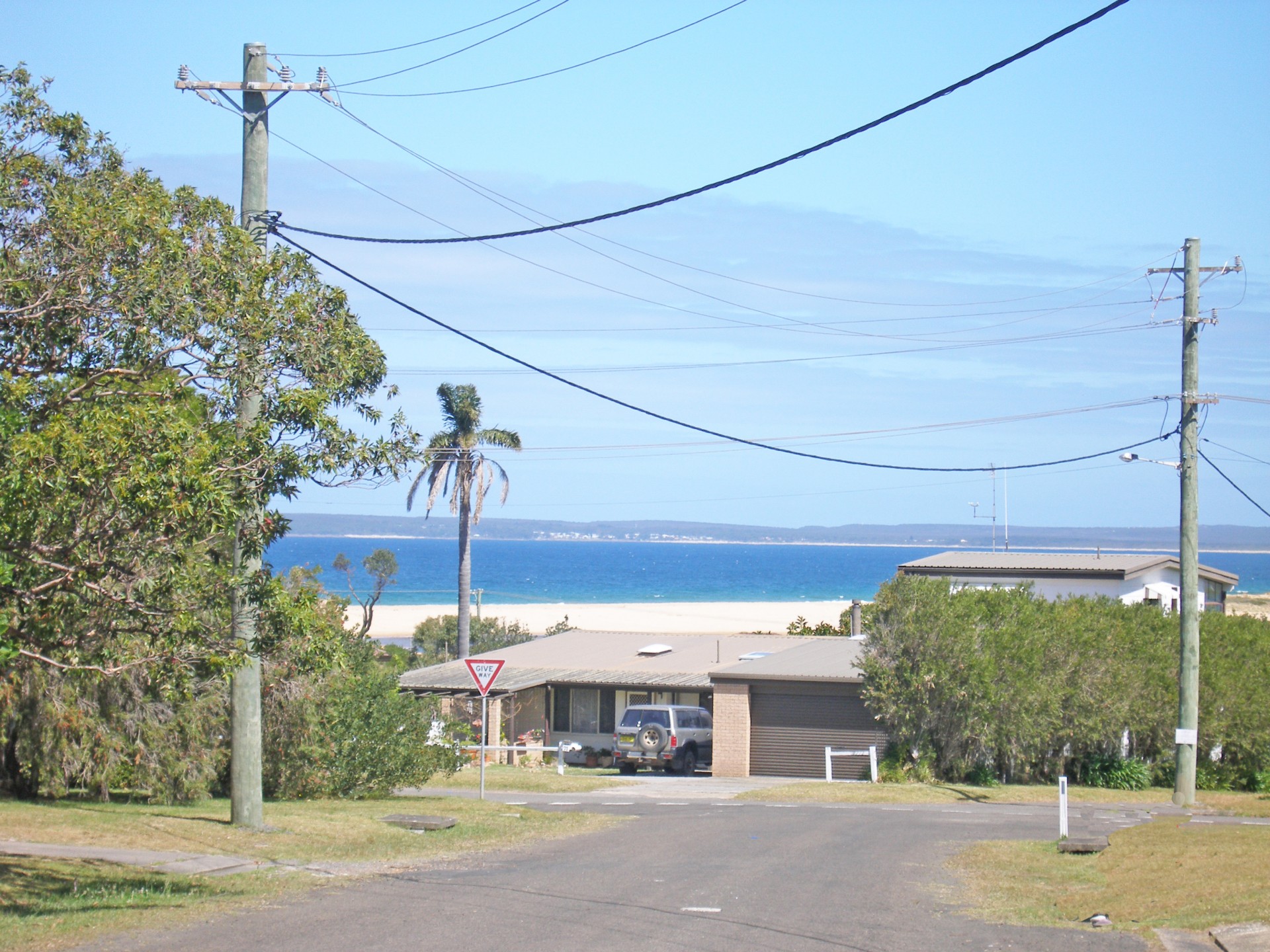 Views from street of Warrain beach