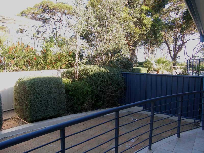 Rear balcony with view