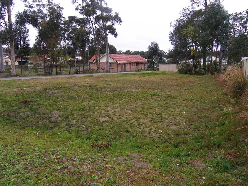 Back looking to side