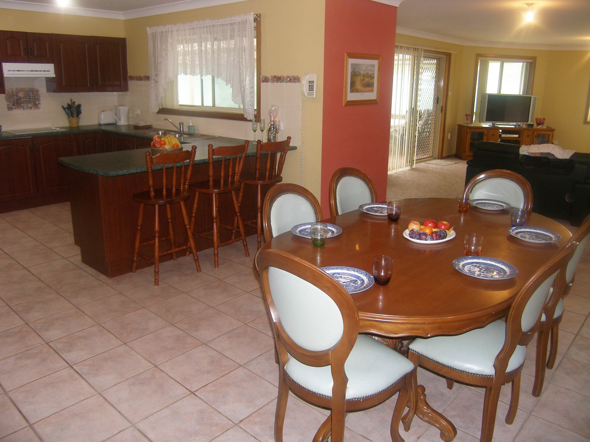 Dining, kitchen & family