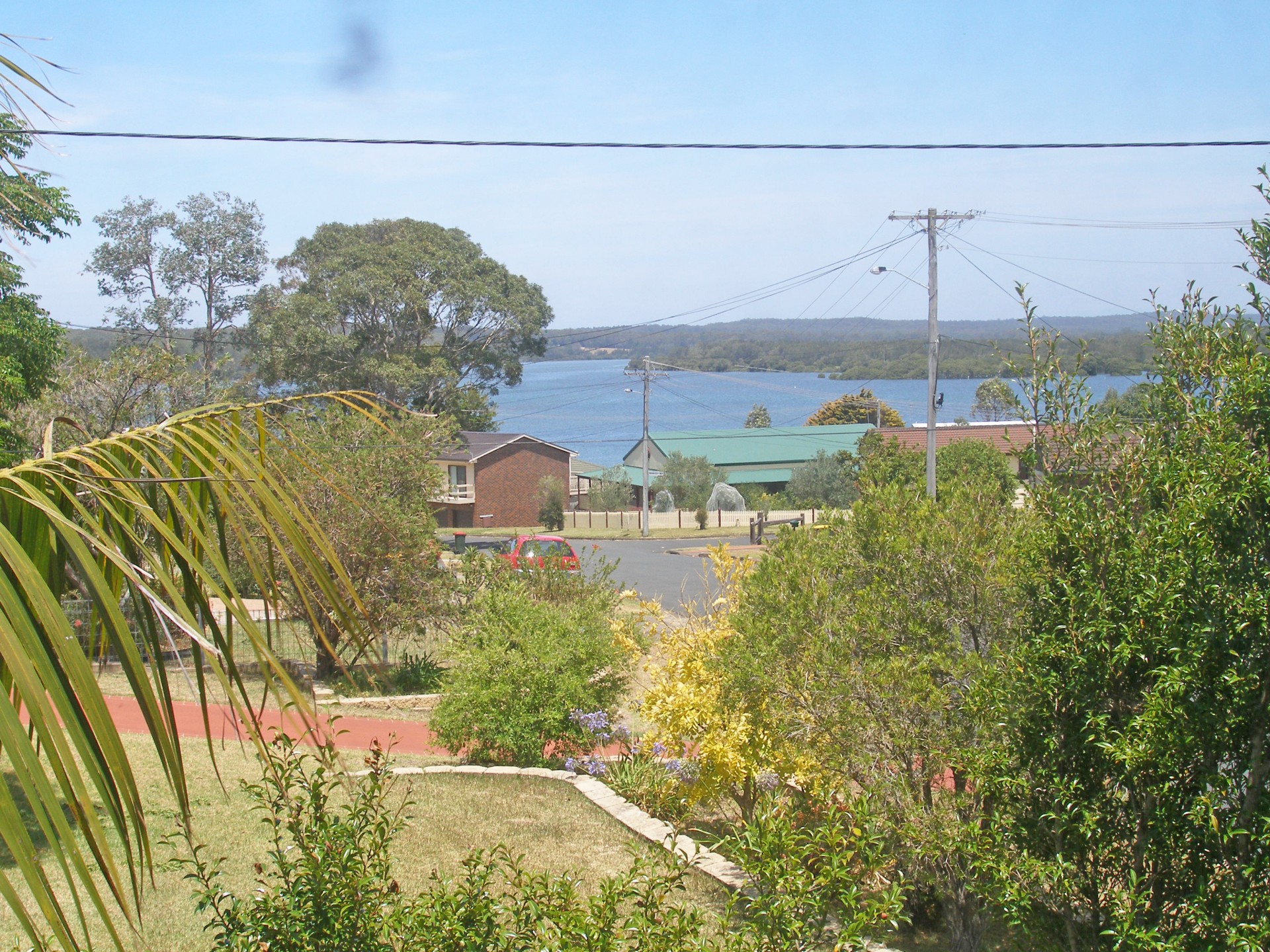 View from rear veranda