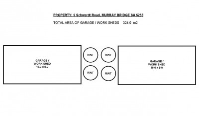 Property in Murray Bridge - $200 weekly per shed