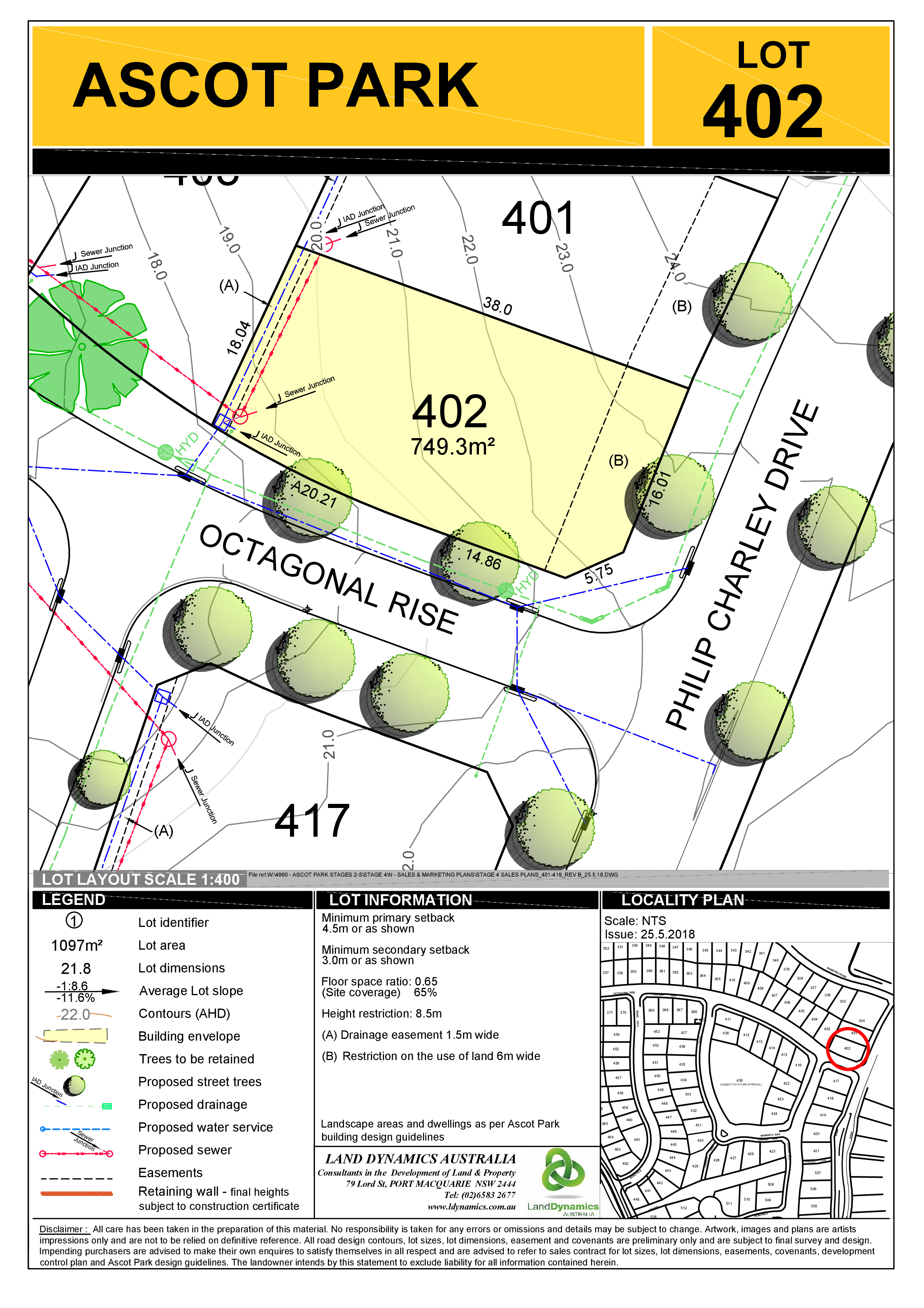 Lot 402 Octagonal Rise Ascot Park, Port Macquarie > Nationwide Property