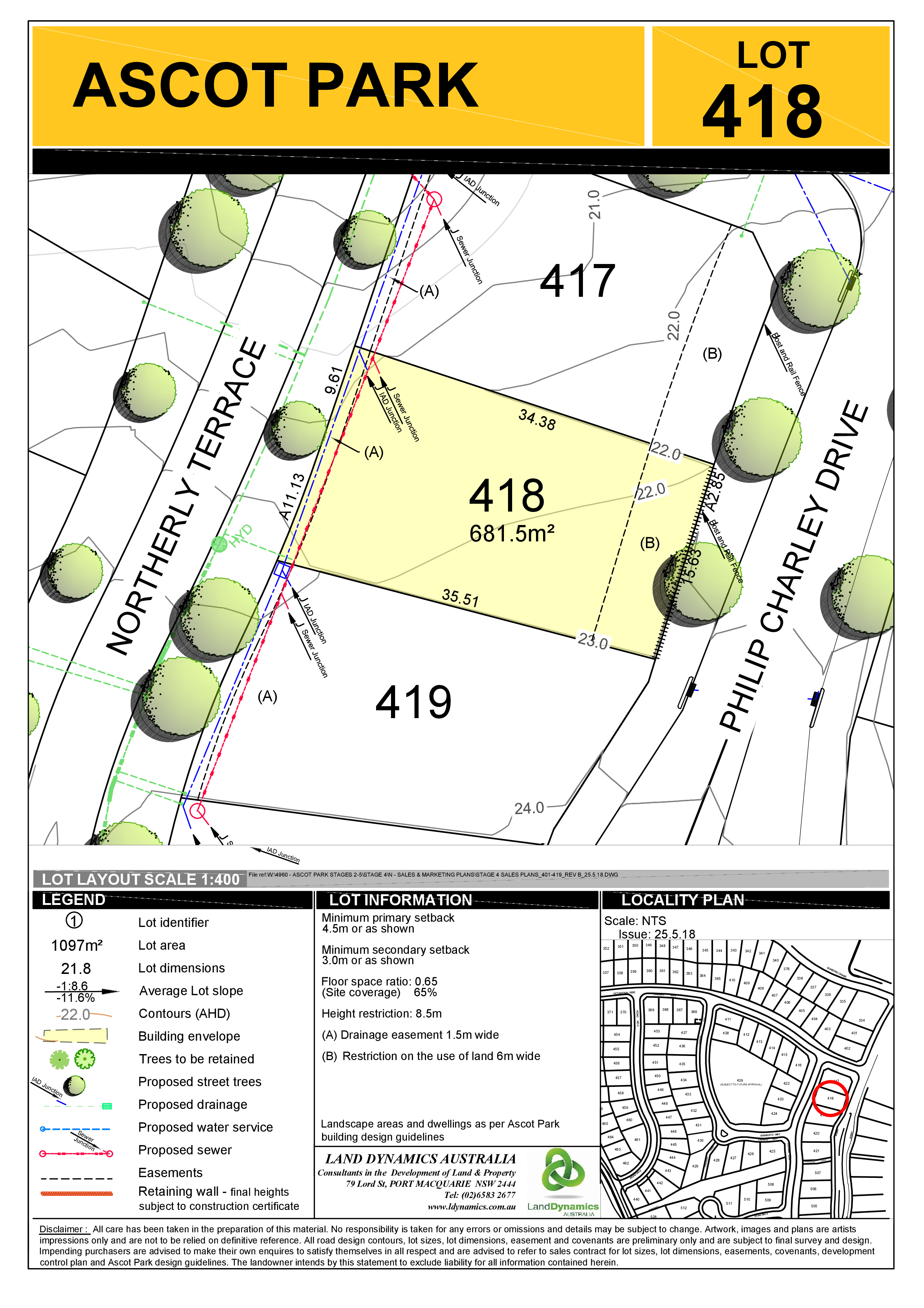 Lot 418 Ascot Park, Port Macquarie > Nationwide Property Brokers