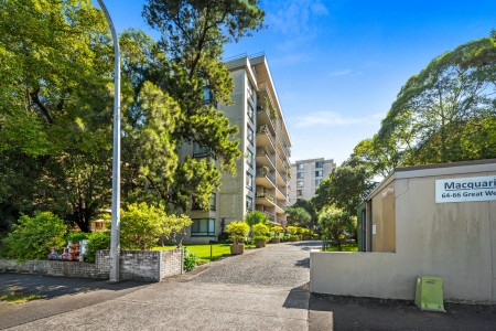 NEAT AND ORIGINAL ONE BEDDER WITH  BALCONY AND VIEWS - OPEN TO VIEW SATURDAY 11 TO 11.30AM