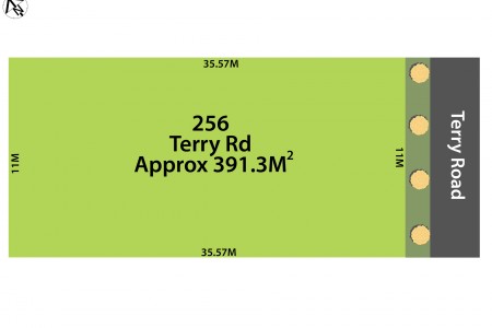 Facing The Brindle Parkway Stadium!