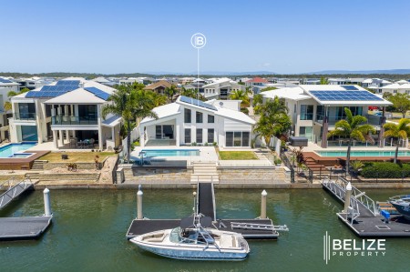 Architectural North-Facing Waterfront Luxury in Calypso Bay