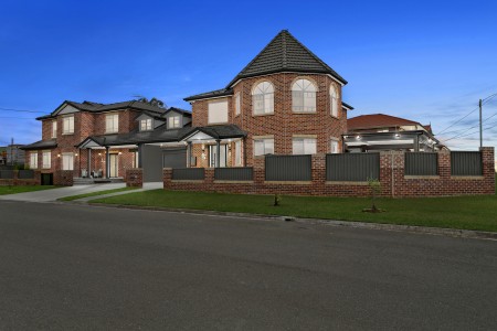 TWO HOMES, ONE LARGE CORNER BLOCK