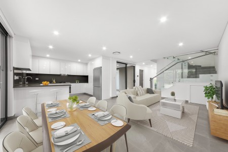 Brand New Air-Conditioned Four-Bedroom Duplex with Two Living Areas and Three Bathrooms!