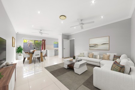 Air-Conditioned Four-Bedroom Single-Level Duplex with Gas Cook-Top and Dingle Garage!