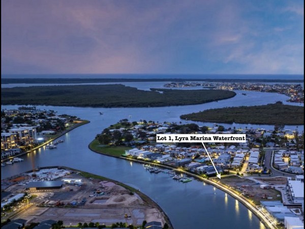 Property in Hope Island - $1,375,000 Waterfront Corner Block