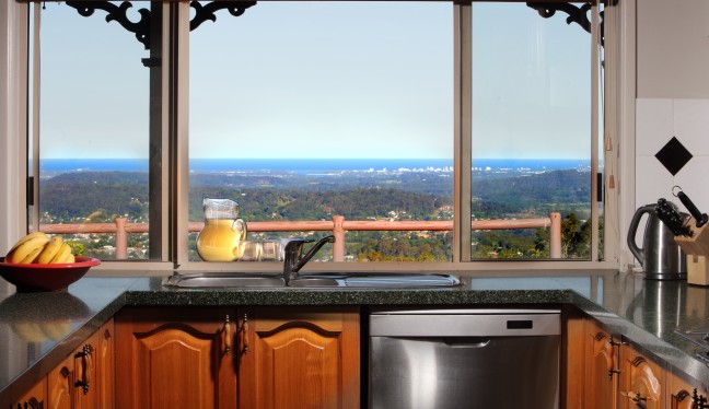 PANORAMIC OCEAN AND HINTERLAND VIEWS