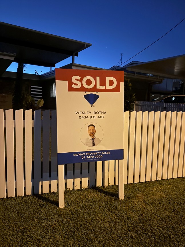 SOLD OFF-MARKET BY WES.