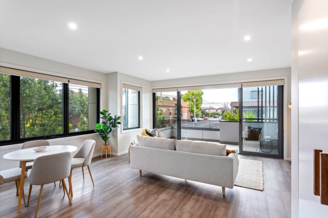 Bright, Modern, Two-Level Apartment