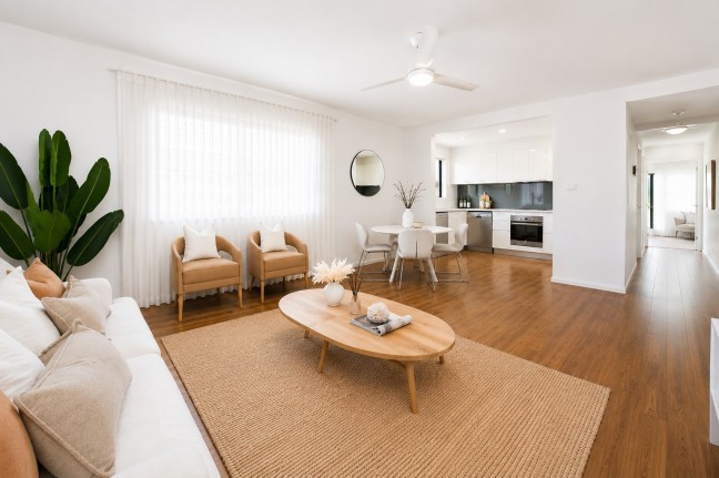 Beachside Two-Bedroom Apartment with Rare Double Parking
