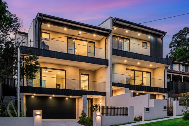 Architectural Tri-Level Luxury Home with Lift, Parramatta CBD Views & Resort-Style Living