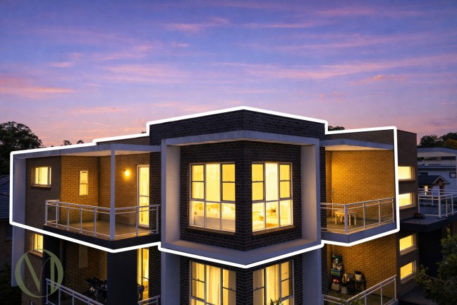 Sun-Drenched Top Floor Living in Boutique Complex of Six