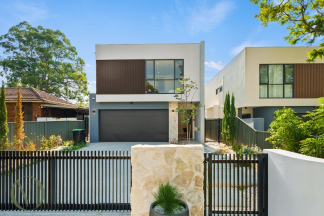 Architectural Family Sanctuary with Poolside Living