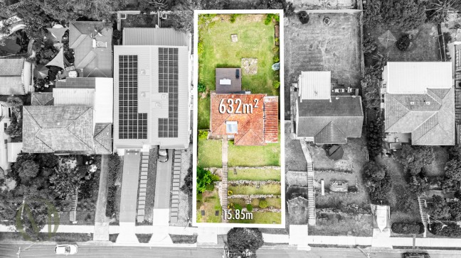 Duplex potential - 632m2 block with a 15.85m Frontage (Registered stormwater easement)