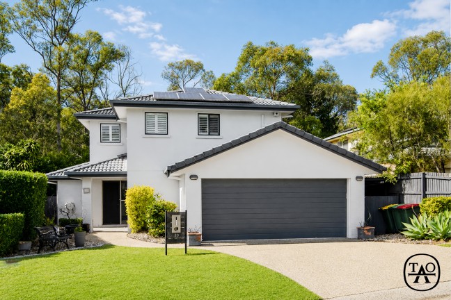 Spacious Family Home with Bushland Outlook in Stretton College Catchment