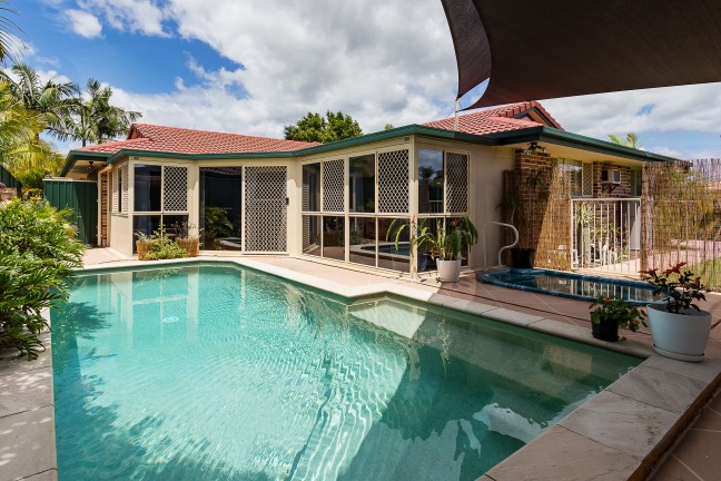 APOLOGIES, OPEN HOME CANCELLED-PROPERTY UNDER OFFER-Immaculate Single level home, nothing to do, with a stunning north east pool and outdoor spa
