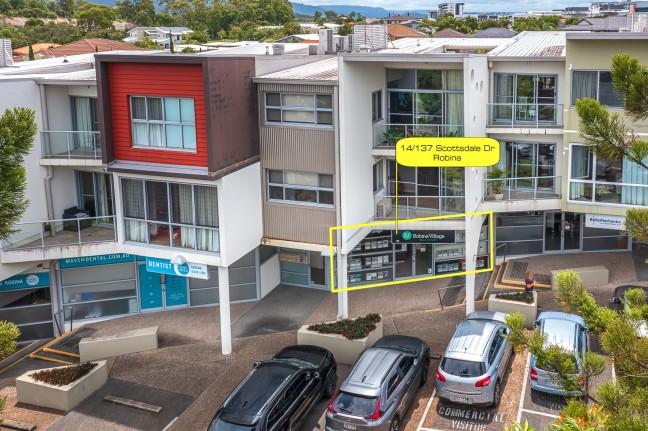 STYLISH STREET FACING GROUND FLOOR OFFICE SUITE  -  ROBINA