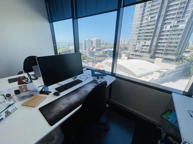 High floor with expansive views